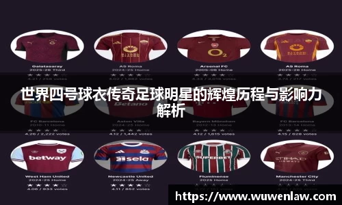 世界四号球衣传奇足球明星的辉煌历程与影响力解析